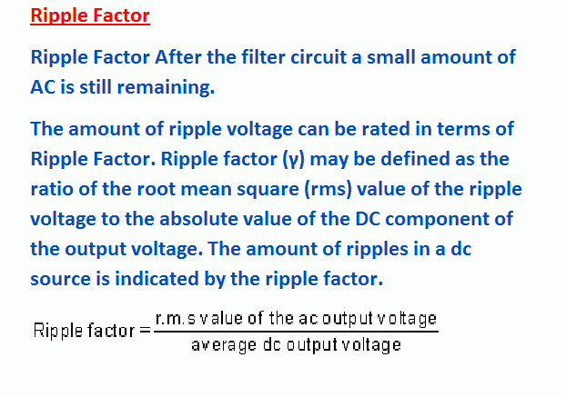 Ripple Factor Electronics Tutorial For Beginners Abc Of Electronics ripple-factor-electronics-tutorial-for-beginners-abc-of-electronics